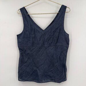 Lafayette 148 New York Women's100% Linen Sleeveless Tank Top Size 8